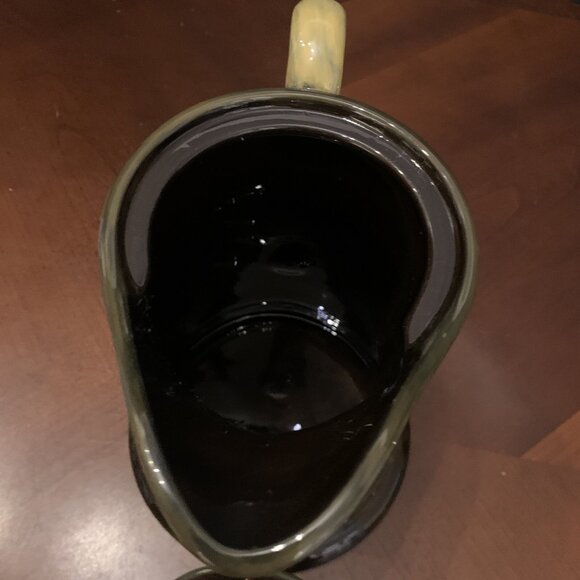 Chocolate Berries Ceramic Coffee Pot by DEMDACO - Hand-Painted, 8.5” Tall - Picture 6 of 7